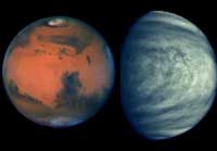 Venus/Mars Image Credit: NASA